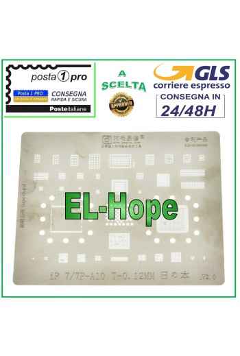 SCHABLONE IC CHIP APPLE IPHONE 7 7+ PLUS REFLOW REBALLING REWORK BGA GPU RAM INTEL